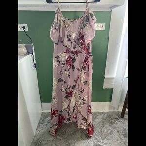 2 XL off the shoulder long dresses